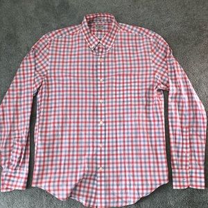 Blue Red Plaid J. crew Button-down